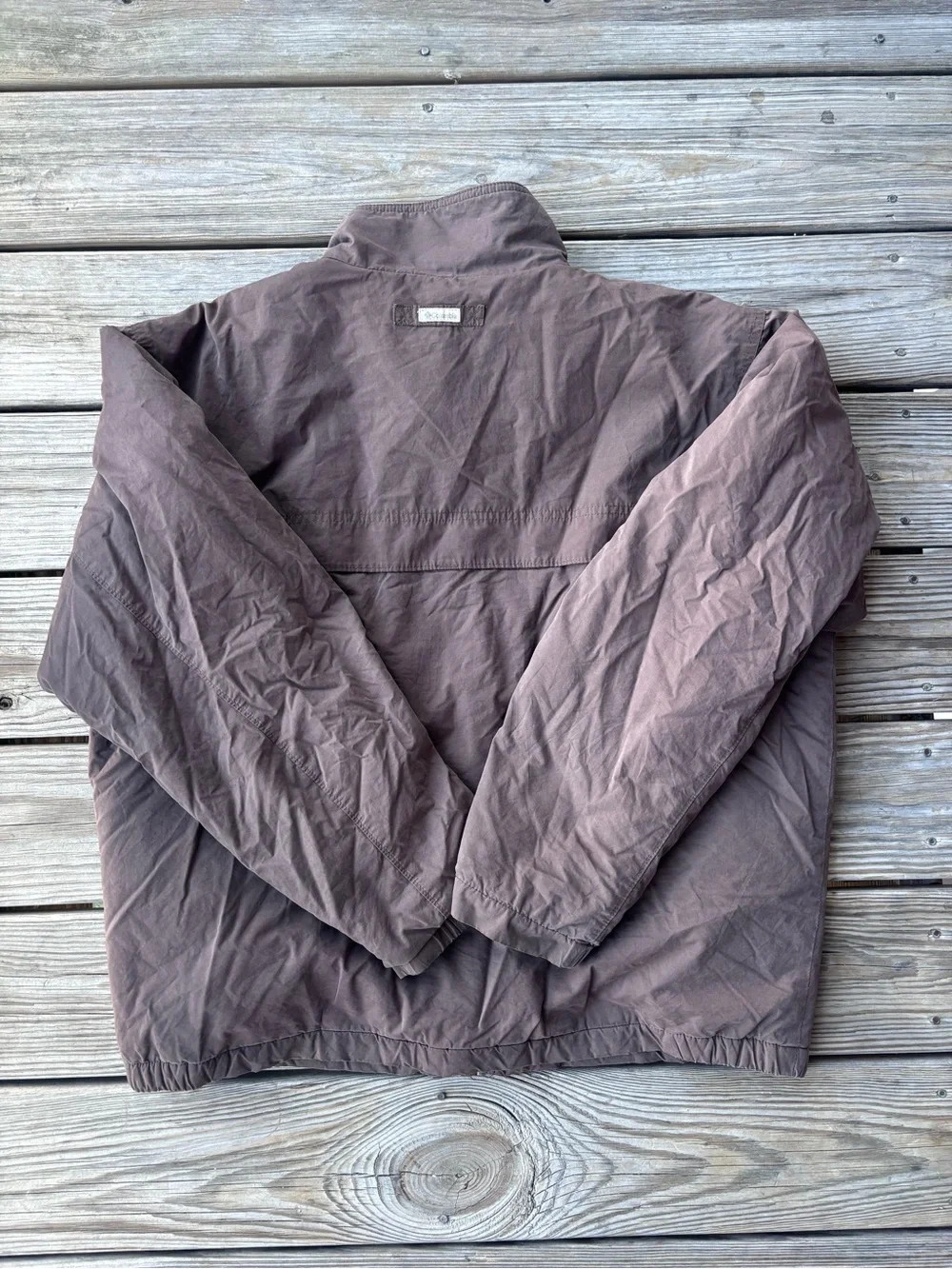 Columbia Men’s Brown Fleece Lined Zip Jacket